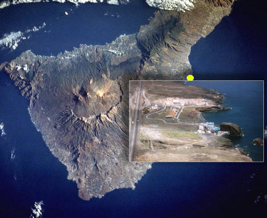 Vista aerea "Los Roques de Fasnia"
